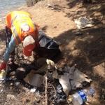 Obruk Barajı'nda çevre temizliği