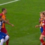 G.Saray'ın aklı bu pozisyonda kaldı! Penaltı...