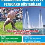 Nusaybin'de Karakucak Güreşleri ve Flyboard gösterisi hazırlığı