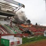 Samsun'da eski 19 Mayıs Stadyumu'nun yıkımına başlandı