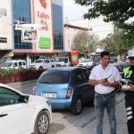 Erzincan'da "drone" ile trafik denetimi