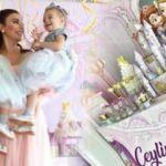 Ebru Şancı &Ouml;zt&uuml;rk'ten ikizlerine 2. yaş partisi