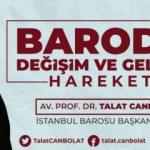 Talat Canbolat değişim için baro seçimlerine hazır