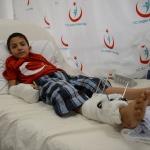 Suriyeli küçük Abdulkadir, Türkiye'de yaşama tutundu