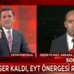 Fatih Portakal, canlı yayında muhabiri fena bozdu