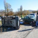 Kütahya'da iki otomobil çarpıştı: 4 yaralı