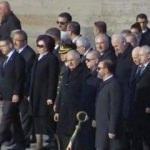 Devlet erkanı Anıtkabir'de