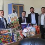 Çayıralan Belediyesinden okullara spor malzemesi yardımı