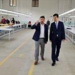 Dursunbey'de yeni kurulan fabrika üretime başladı