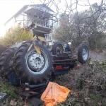 Yalova'da devrilen traktörün altında kalan sürücü öldü