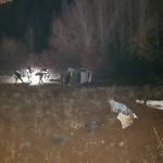 Malatya'da otomobil devrildi: 1 ölü, 1 yaralı