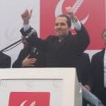 Fatih Erbakan ilk mitingini düzenledi