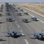 F-35'lerin fil yürüyüşü! Dünyaya gözdağı