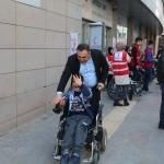 Kızılay'dan tekerlekli sandalye desteği