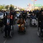 Cizre'de engelliler için farkındalık yürüyüşü yapıldı
