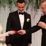 Cumhurbaşkanı Erdoğan nikah şahidi oldu	