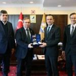 Filibe Başkonsolosu Ergani'den TÜ'ye ziyaret