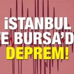Marmara'da şiddetli deprem! İstanbul ve Bursa sallandı!