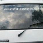 Yurdum insanından g&uuml;ld&uuml;ren 'ara&ccedil; arkası' yazıları