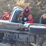 Balıkesir'de kamyonet devrildi: 4 yaralı