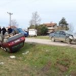 Samsun'da iki otomobil çarpıştı: 7 yaralı