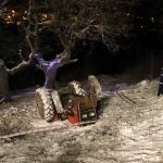 Burdur'da karda kayan traktör devrildi: 1 ölü
