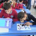 Keban'da öğrenciler kartpostal hazırladı