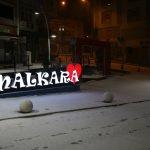 Edirne'de kar başladı