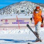 Denizli'de ücretsiz kayak kurslarına yoğun ilgi