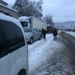 Zonguldak'ta kar yağışı