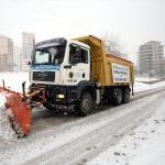 Ankara'da karla mücadele