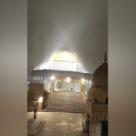 Kudüs'e yağan kar hayran bıraktırdı