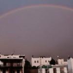 Bodrum'da gökkuşağı sürprizi