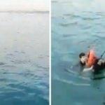 Kadıköy'de buz gibi suya atlayıp genç kızı kurtardı