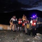 Keban Baraj Gölü kıyısında donma tehlikesi geçiren 4 kişi kurtarıldı