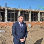 Başkan Türkcan'dan hastane inşaatında inceleme