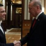 Erdoğan-Çipras görüşmesinden ilk kareler