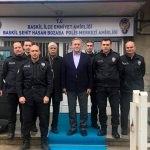 Baskil Belediye Başkanı Akmurat'tan İlçe Emniyet Amirliğine ziyaret