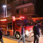 Aydın'da apartman yangını
