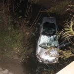 Adana'da otomobil sulama kanalına devrildi: 2 yaralı