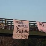 Bursaspor taraftarından protesto