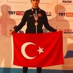 Kavaklı tekvandocu Arslan Demir, bronz madalya kazandı