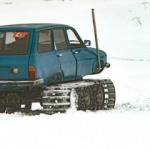 77 model Torosu paletli kar aracına dönüştürdü