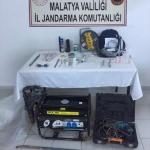 Malatya'da kaçak kazı operasyonu