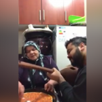 Anne oğuldan muhteşem performans