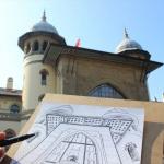 Osmanlı mirası üniversite öğrencileri çizimiyle kartpostala dönüşüyor