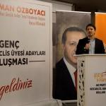 Milletvekili Özboyacı genç meclis üyesi adaylarıyla buluştu
