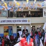 Şemdinli'de AK Parti seçim bürosu açıldı