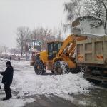Bulanık'ta karla mücadele çalışmaları