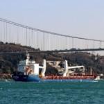 Suriye kargo gemisi İstanbul Boğazından geçti